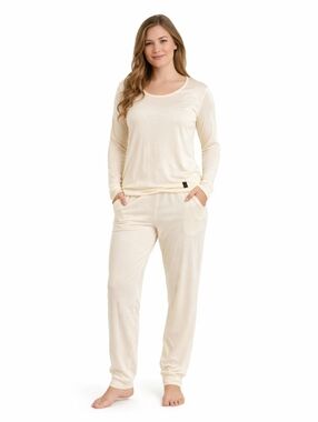 Terramar Thermasilk Warming Underwear 100% Pure Silk Women's Size Medium White